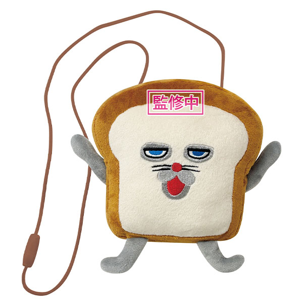 パンどろぼう ぬいぐるみネックポーチ パンどろぼう - AniSmile