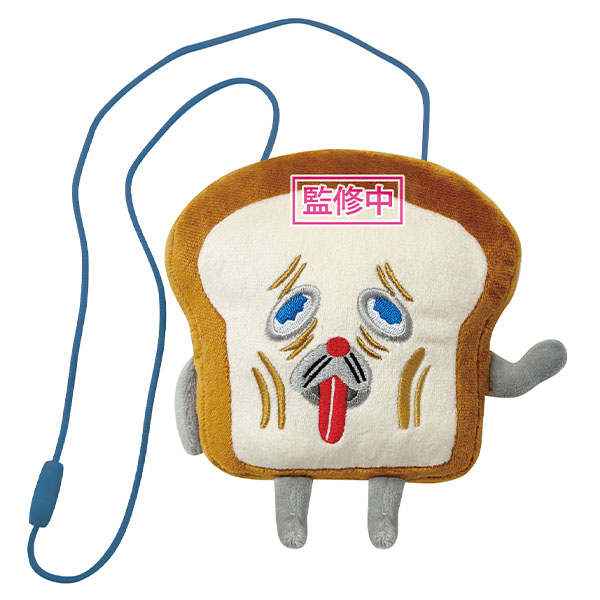 パンどろぼう ぬいぐるみネックポーチ パンどろぼう/まずい - AniSmile