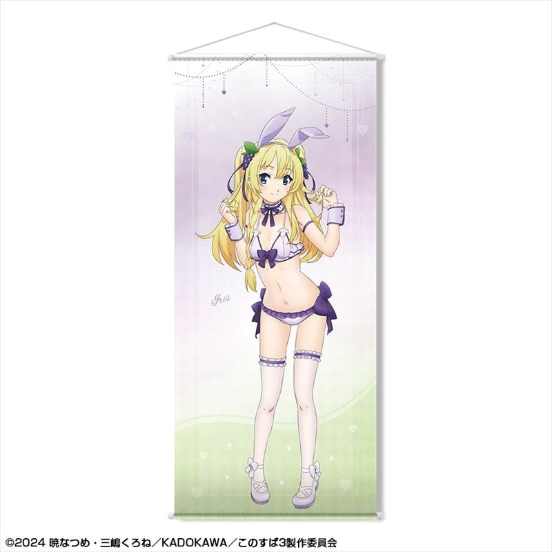 この素晴らしい世界に祝福を!3 ほぼ等身大タペストリー デザイン04(アイリス/バニー風水着ver.)【描き下ろし】 - 公式商品画像 | AniSmile