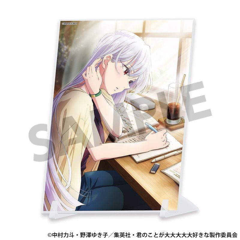 君のことが大大大大大好きな100人の彼女 A6ビジュアルアクリルプレート 栄逢凪乃 - AniSmile