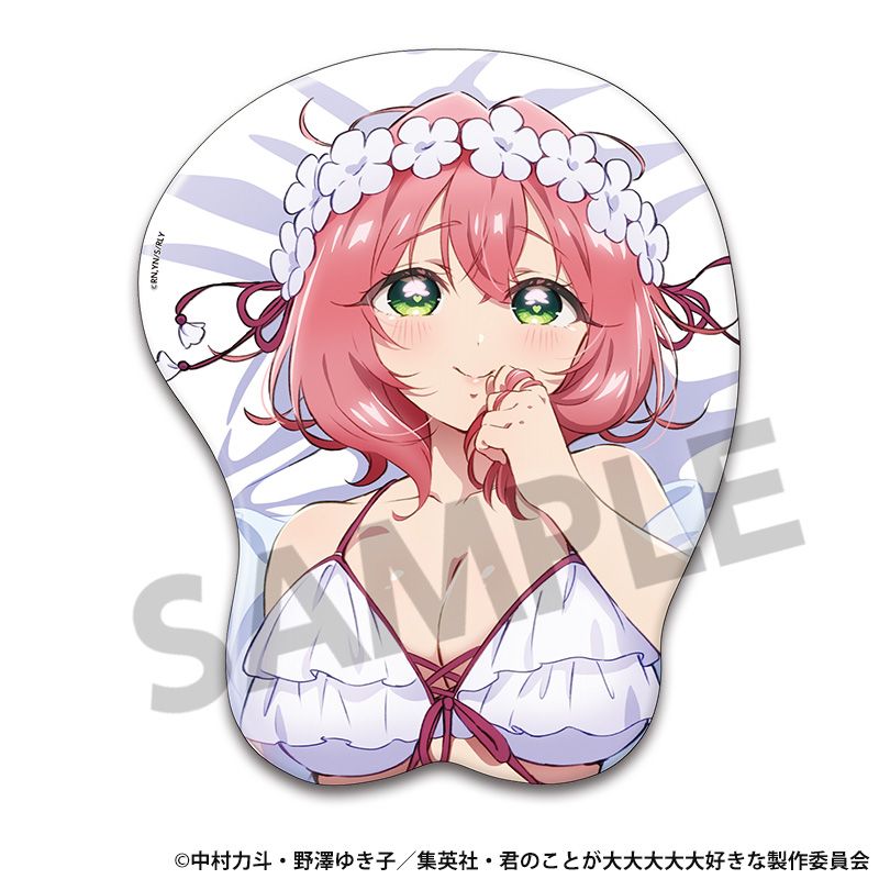 君のことが大大大大大好きな100人の彼女 描き下ろし立体マウスパッド 花園羽 里 - AniSmile