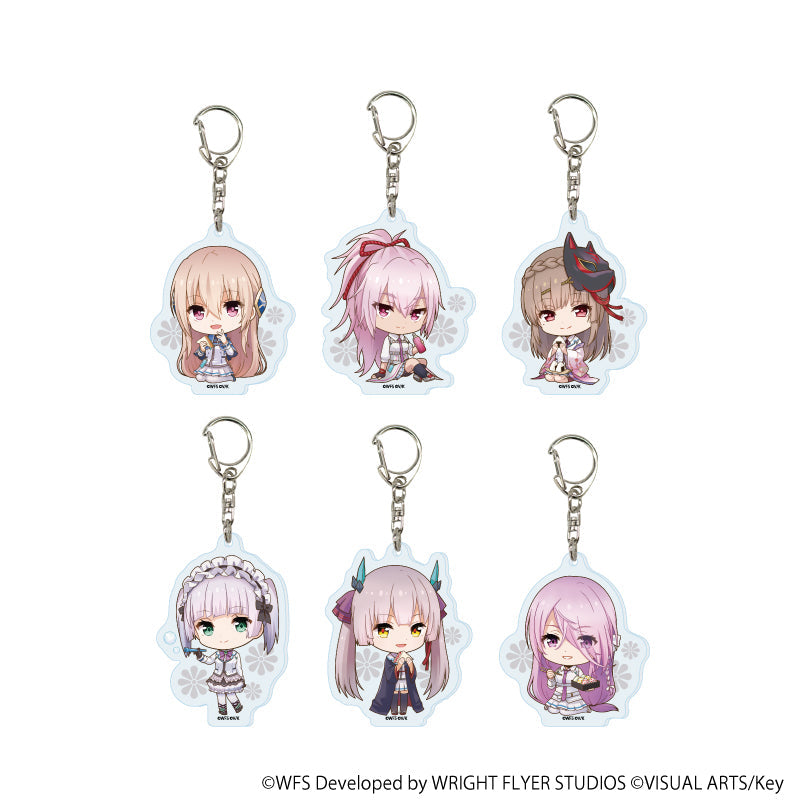 アクリルキーホルダー「ヘブンバーンズレッド」13/ピクニックver. 第30G部隊 ブラインド(全6種)(ミニキャライラスト) - AniSmile