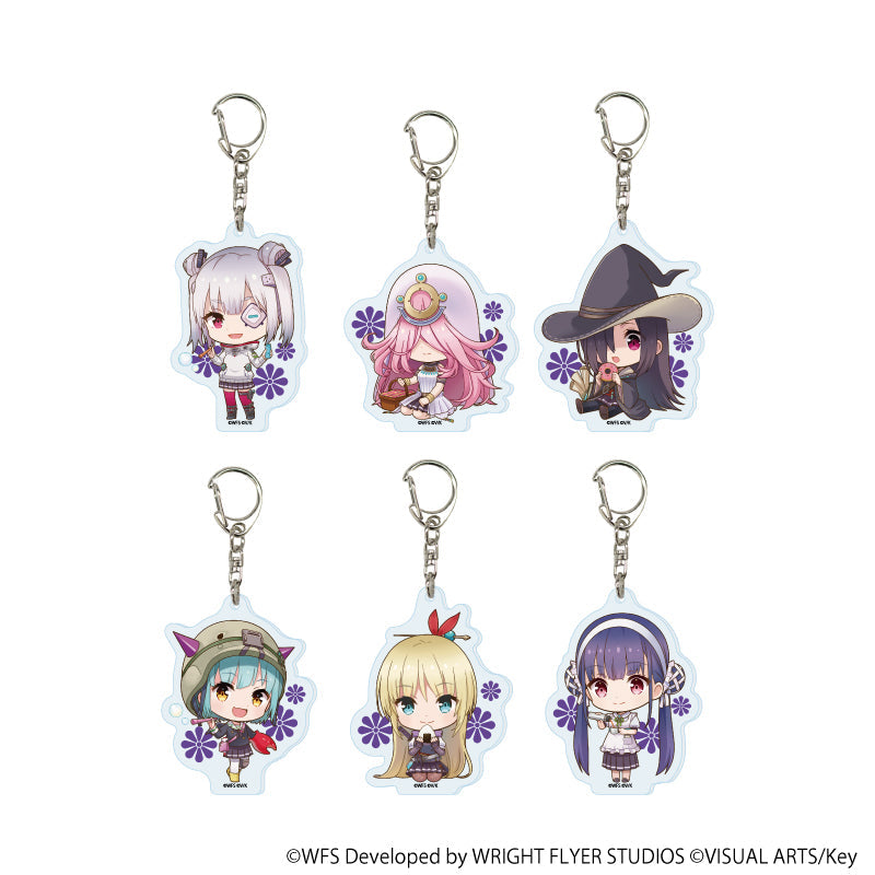 アクリルキーホルダー「ヘブンバーンズレッド」12/ピクニックver. 第31C部隊 ブラインド(全6種)(ミニキャライラスト) - AniSmile