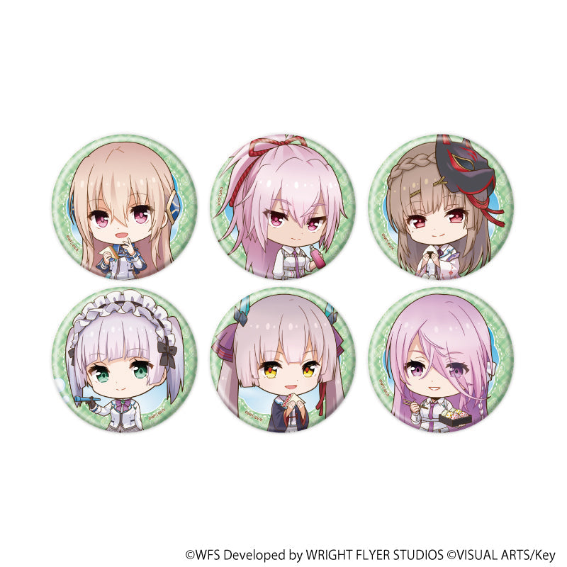 缶バッジ「ヘブンバーンズレッド」21/ピクニックver. 第30G部隊 ブラインド(全6種)(ミニキャライラスト) - AniSmile