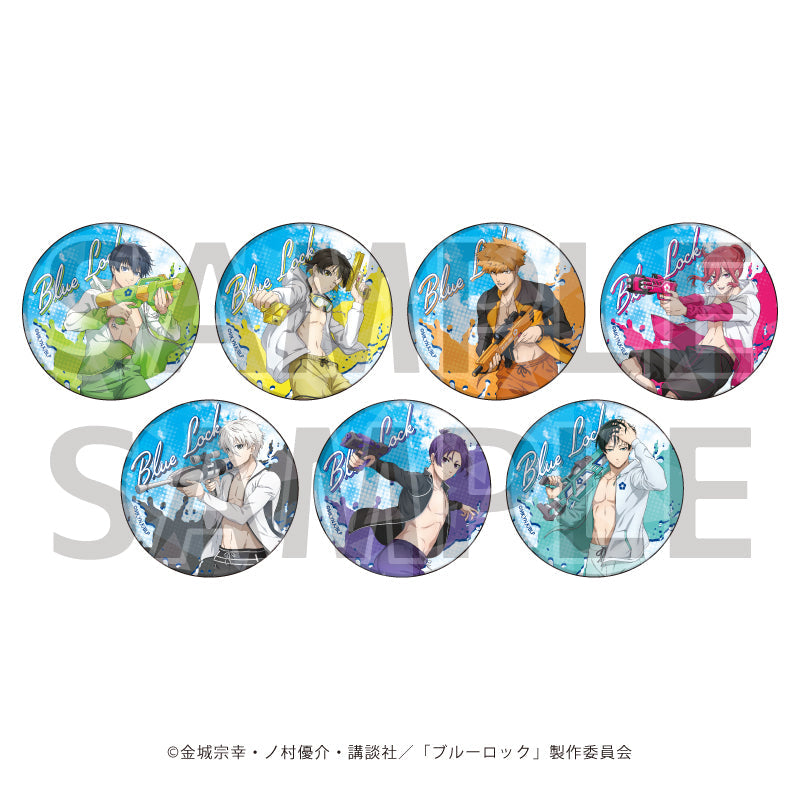ホログラム缶バッジ(57mm)「TVアニメ『ブルーロック』」02/水着ver. ブラインド(全7種)(描き下ろしイラスト) - 公式商品画像 | AniSmile