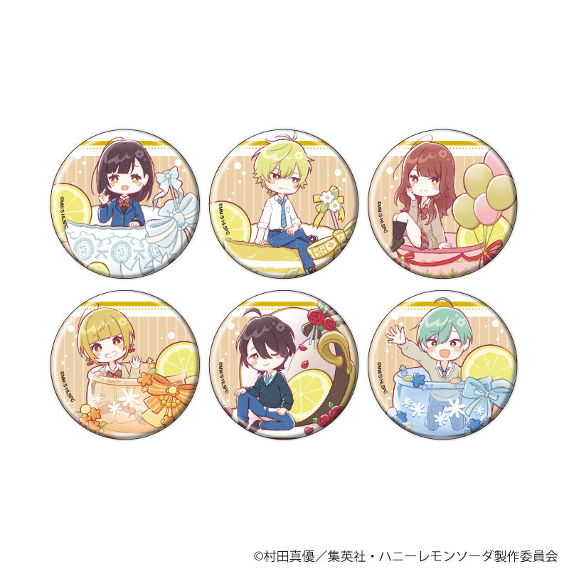 缶バッジ「ハニーレモンソーダ」02/ブラインド(全6種)(グラフアートイラスト) - AniSmile