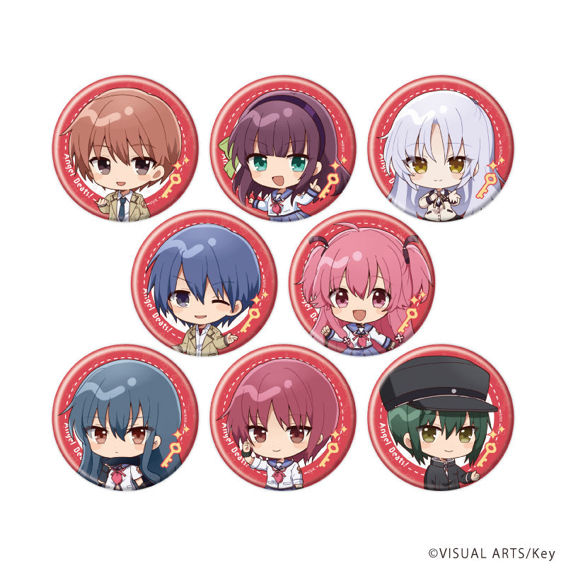 缶バッジ「Angel Beats!」02/ブラインド(全8種)(ミニキャライラスト) - AniSmile