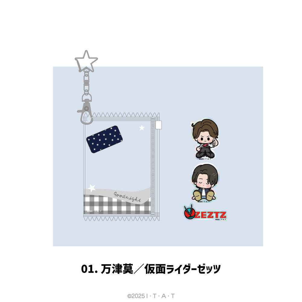 仮面ライダーゼッツ ステッカー入りポーチ 01.万津莫/仮面ライダーゼッツ - 公式商品画像 | AniSmile