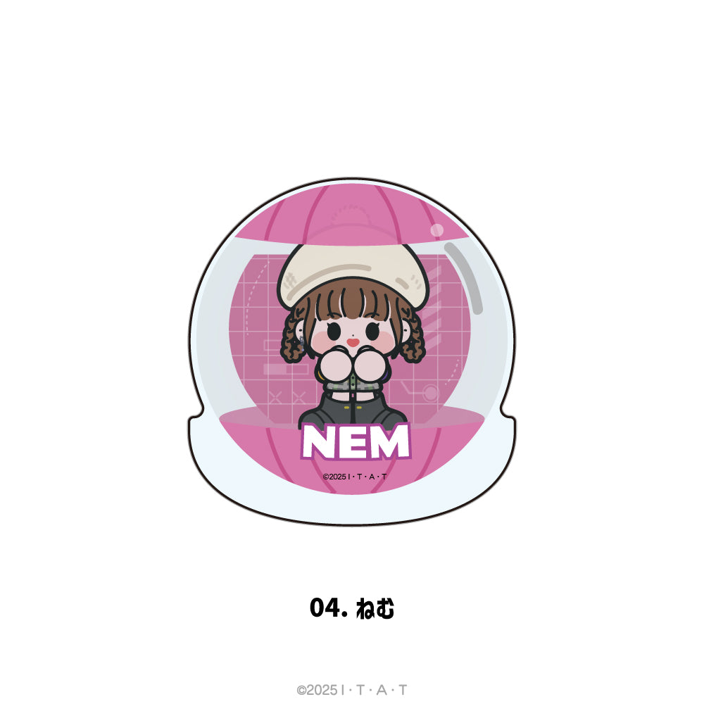 仮面ライダーゼッツ ゆらゆらアクリルブロック 04.ねむ - official product image | AniSmile
