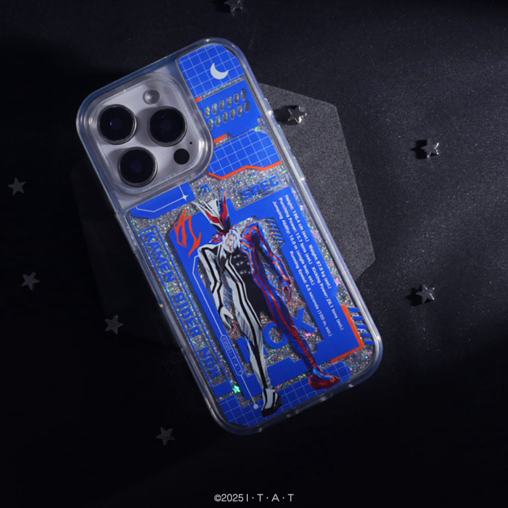 仮面ライダーゼッツ グリッタースマホケース(iPhone7/8/SE2) 02.仮面ライダーノクス 画像 2 | AniSmile