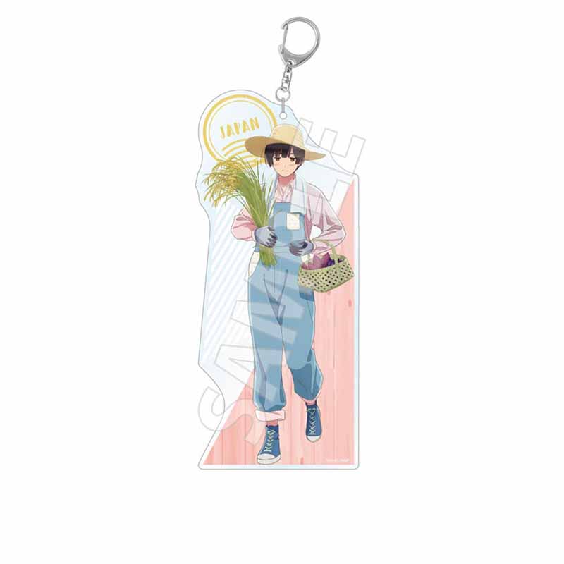 アニメ「ヘタリア World★Stars」 収穫祭 アクリルキーホルダーBIG 日本 画像 2 | AniSmile