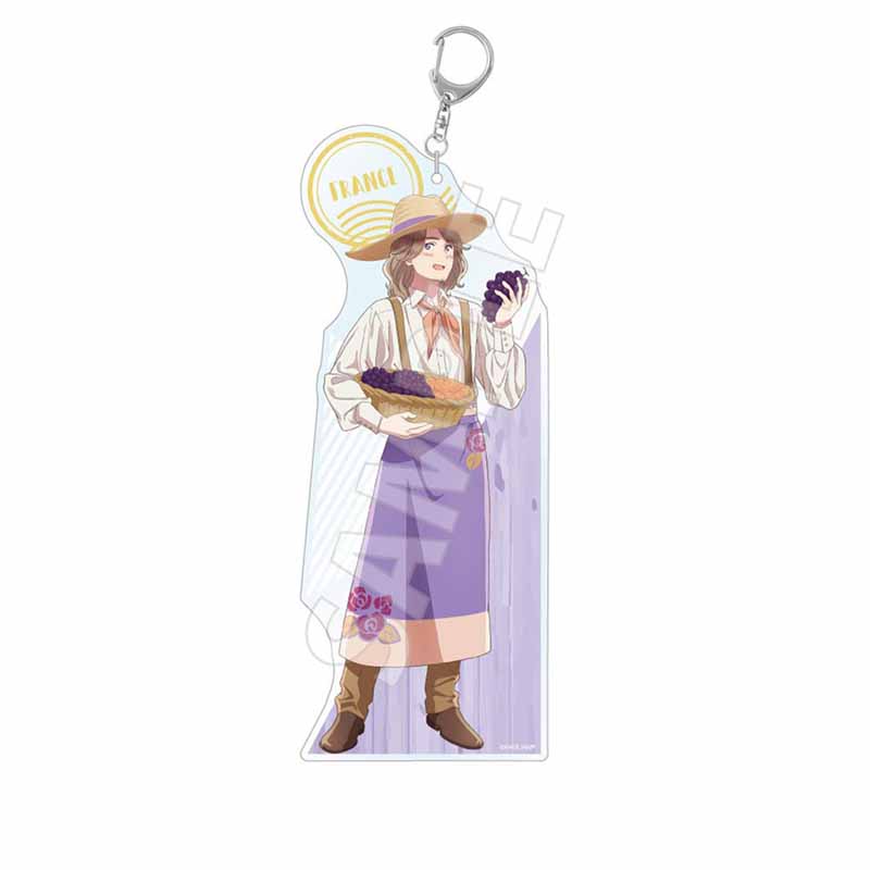 アニメ「ヘタリア World★Stars」 収穫祭 アクリルキーホルダーBIG フランス 画像 2 | AniSmile