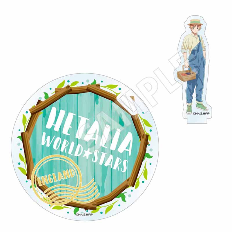 アニメ「ヘタリア World★Stars」 収穫祭 アクリルスタンドコースター イギリス 画像 2 | AniSmile