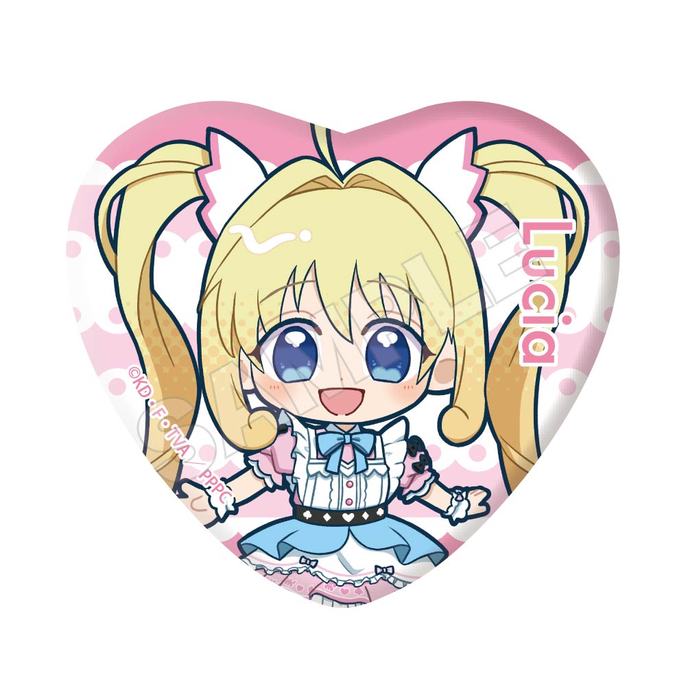 ぴちぴちピッチ アリスファッション ハート缶バッジ※1BOX=13入 画像 5 | AniSmile