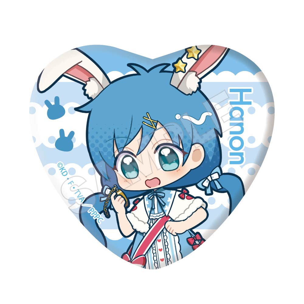 ぴちぴちピッチ アリスファッション ハート缶バッジ※1BOX=13入 画像 6 | AniSmile