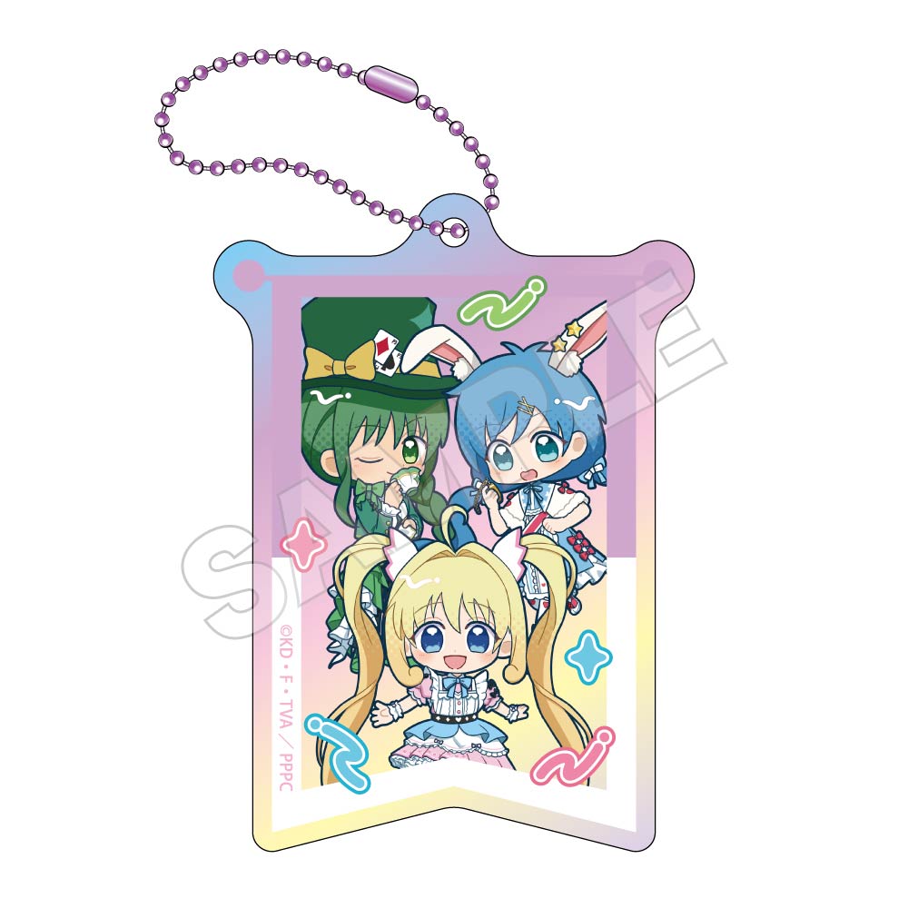 ぴちぴちピッチ アリスファッション ちゅるぽぷ アクリルキーホルダー るちあ&波音&リナ - AniSmile