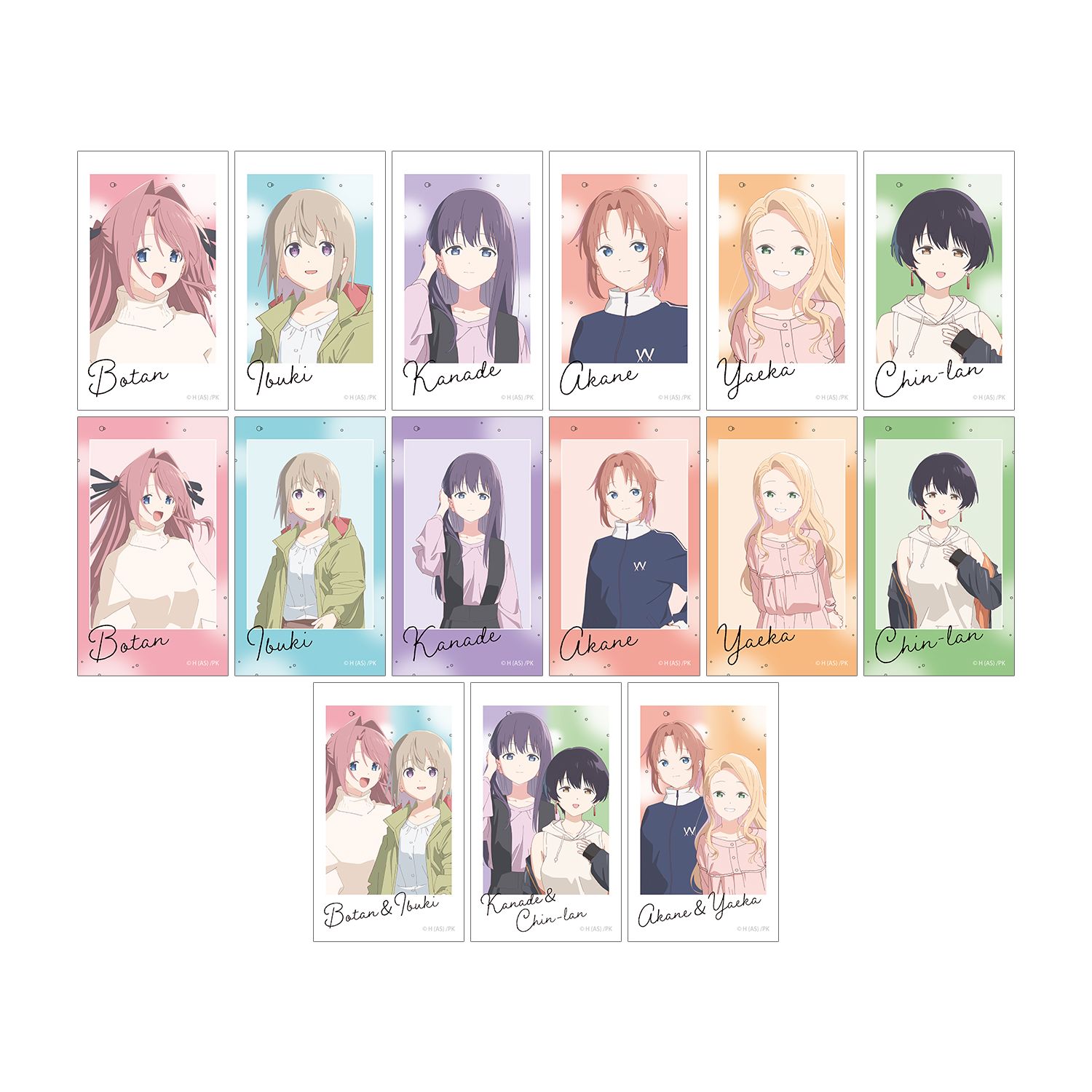 TVアニメ「上伊那ぼたん、酔へる姿は百合の花」 トレーディングAni-Frame(単位/単品) - AniSmile