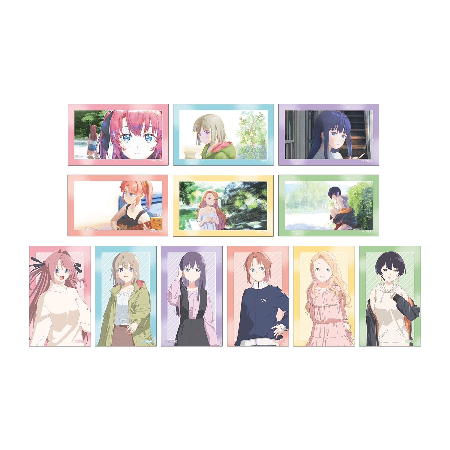 TVアニメ「上伊那ぼたん、酔へる姿は百合の花」 トレーディングコンパクトクリアカード(単位/単品) - AniSmile