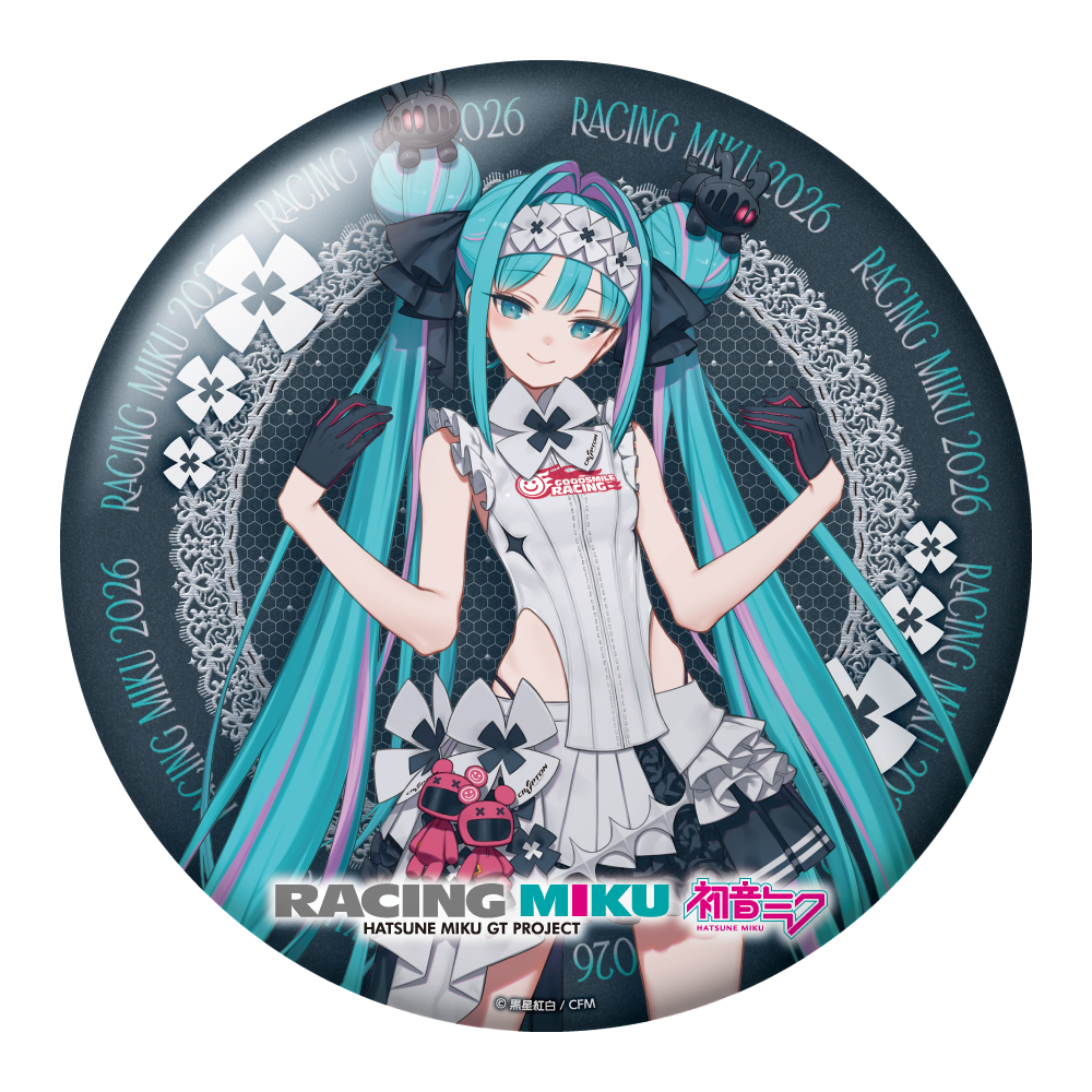 レーシングミク 2026 カフェVer. BIG缶バッジ - AniSmile