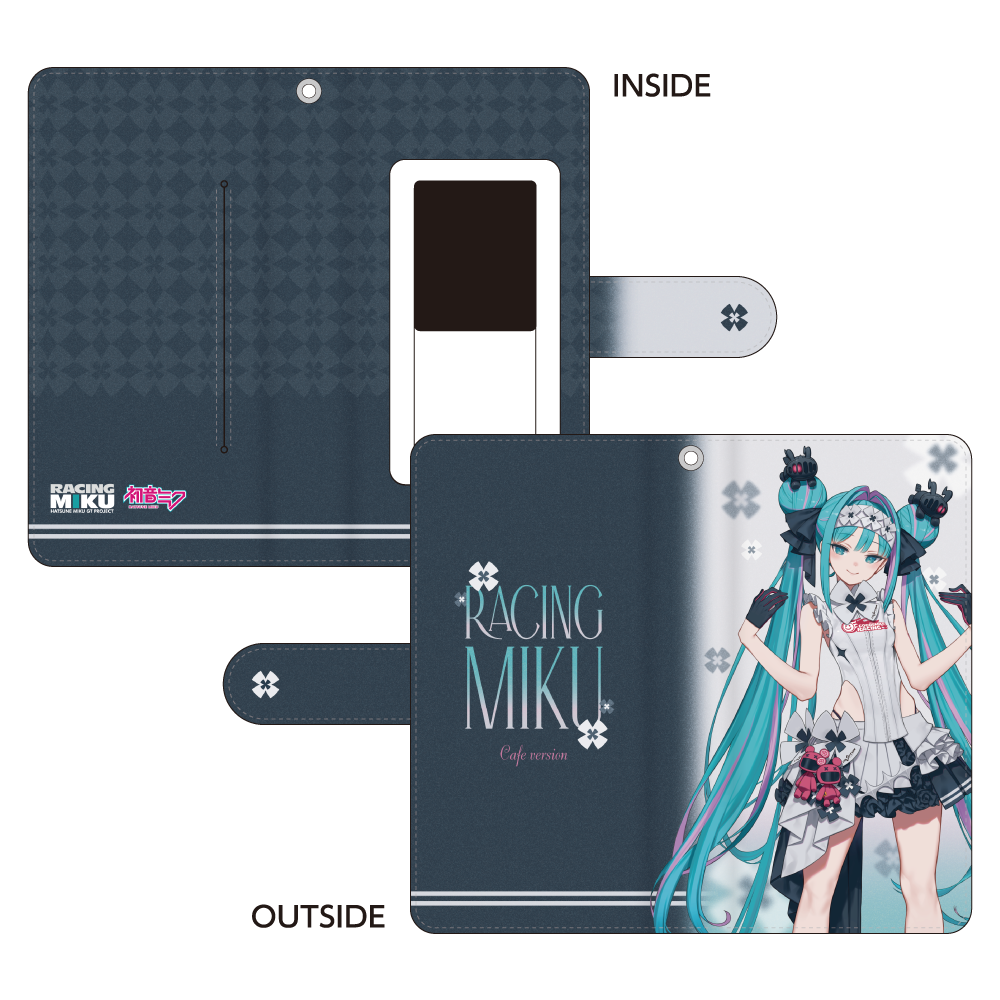 レーシングミク 2026 カフェVer. 手帳型スマートフォンケース Image 2 | AniSmile
