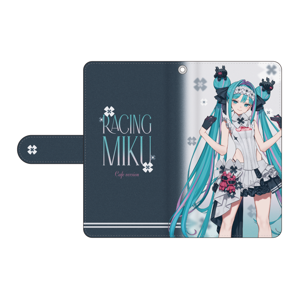 レーシングミク 2026 カフェVer. 手帳型スマートフォンケース - AniSmile