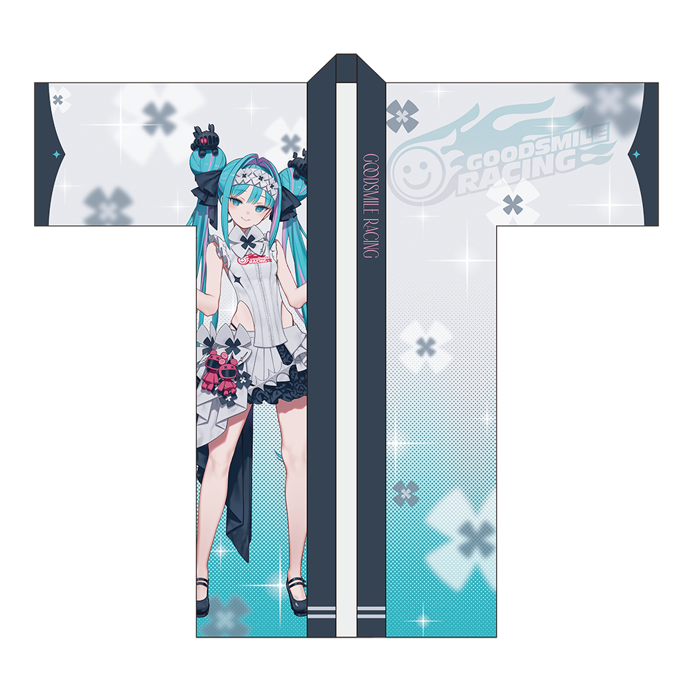 レーシングミク 2026 カフェVer. ロング丈フルグラフィックハッピ Image 2 | AniSmile