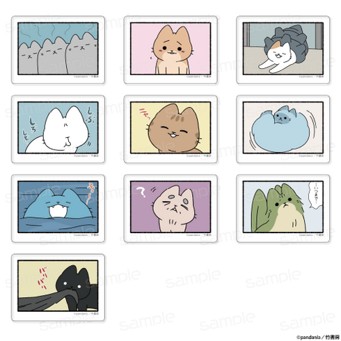 ねこようかい アクリル万年カレンダー【集合】 Image 4 | AniSmile