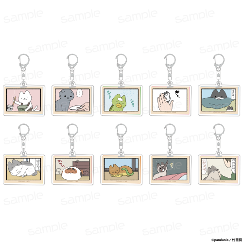 ねこようかい トレーディングアクリルキーホルダー - AniSmile