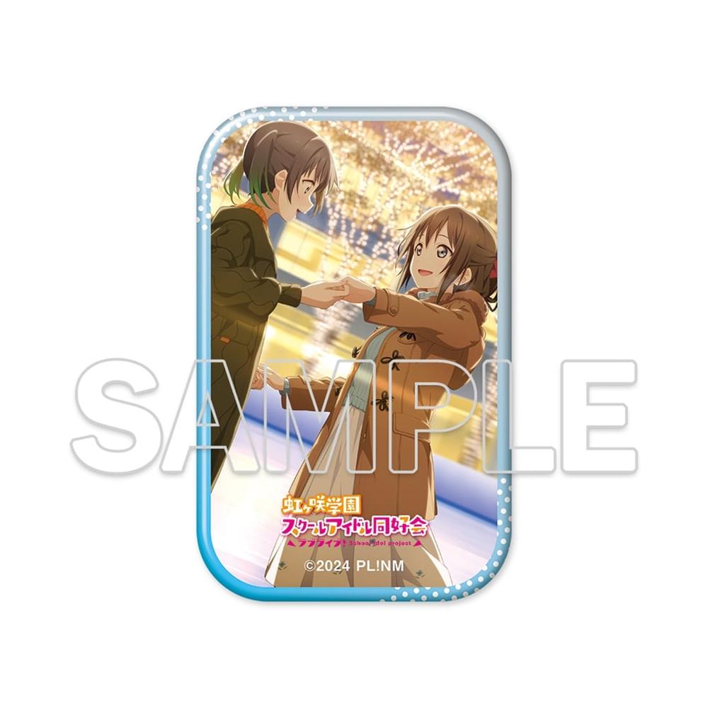 『ラブライブ!虹ヶ咲学園スクールアイドル同好会』スクエア缶バッジ 侑&しずく - 公式商品画像 | AniSmile
