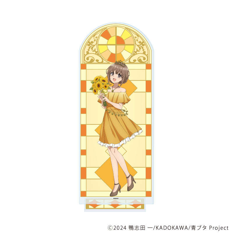 BIGアクリルスタンド「『青春ブタ野郎』シリーズ」08/梓川花楓 フラワードレスver.(描き下ろしイラスト) - AniSmile