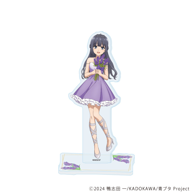 アクリルスタンド「『青春ブタ野郎』シリーズ」11/牧之原翔子 フラワードレスver.(描き下ろしイラスト) - AniSmile