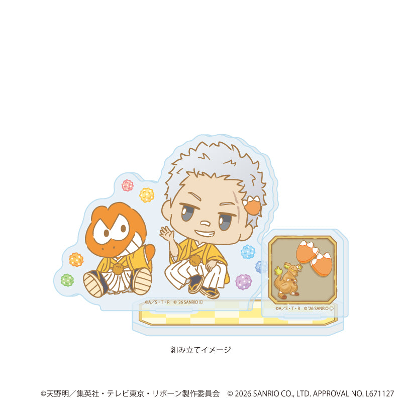 アクリルスタンドプレート「家庭教師ヒットマンREBORN!×SANRIO CHARACTERS」16/笹川了平×ウィアーダイナソアーズ!(コラボイラスト) Image 2 | AniSmile