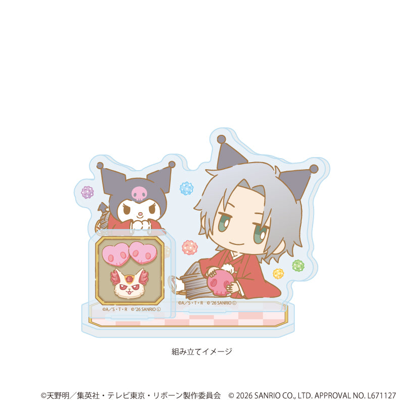 アクリルスタンドプレート「家庭教師ヒットマンREBORN!×SANRIO CHARACTERS」13/獄寺隼人×クロミ(コラボイラスト) Image 2 | AniSmile