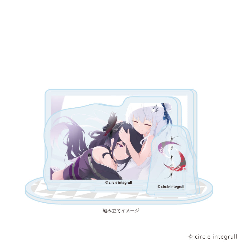 アクリルスタンドプレート「カタネガイ」03/凪&夜実 A(公式イラスト) Image 2 | AniSmile