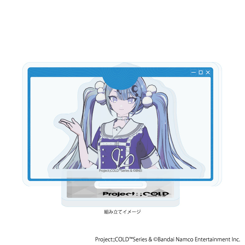 アクリルスタンドプレート「「Project:;COLD」シリーズ」02/吉永 瑠奈(公式イラスト) Image 2 | AniSmile