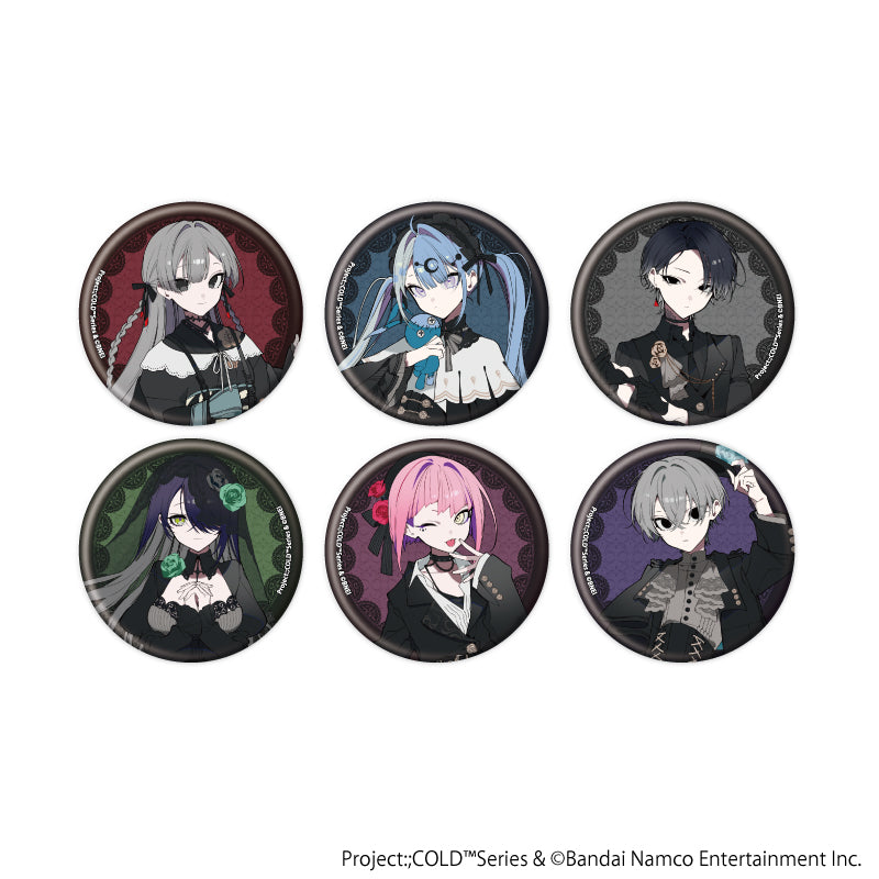 缶バッジ「「Project:;COLD」シリーズ」01/トレーディング(全6種)(描き下ろしイラスト) - AniSmile