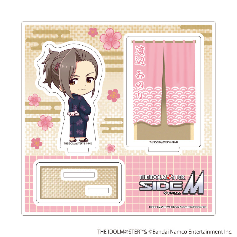 アクリルスタンドプレート「アイドルマスター SideM」11/渡辺みのり 浴衣ver.(ミニキャライラスト) - AniSmile