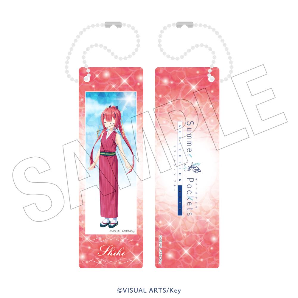 Summer Pockets REFLECTION BLUE <水遊び> フォトグレイキーホルダー(神山識) - AniSmile