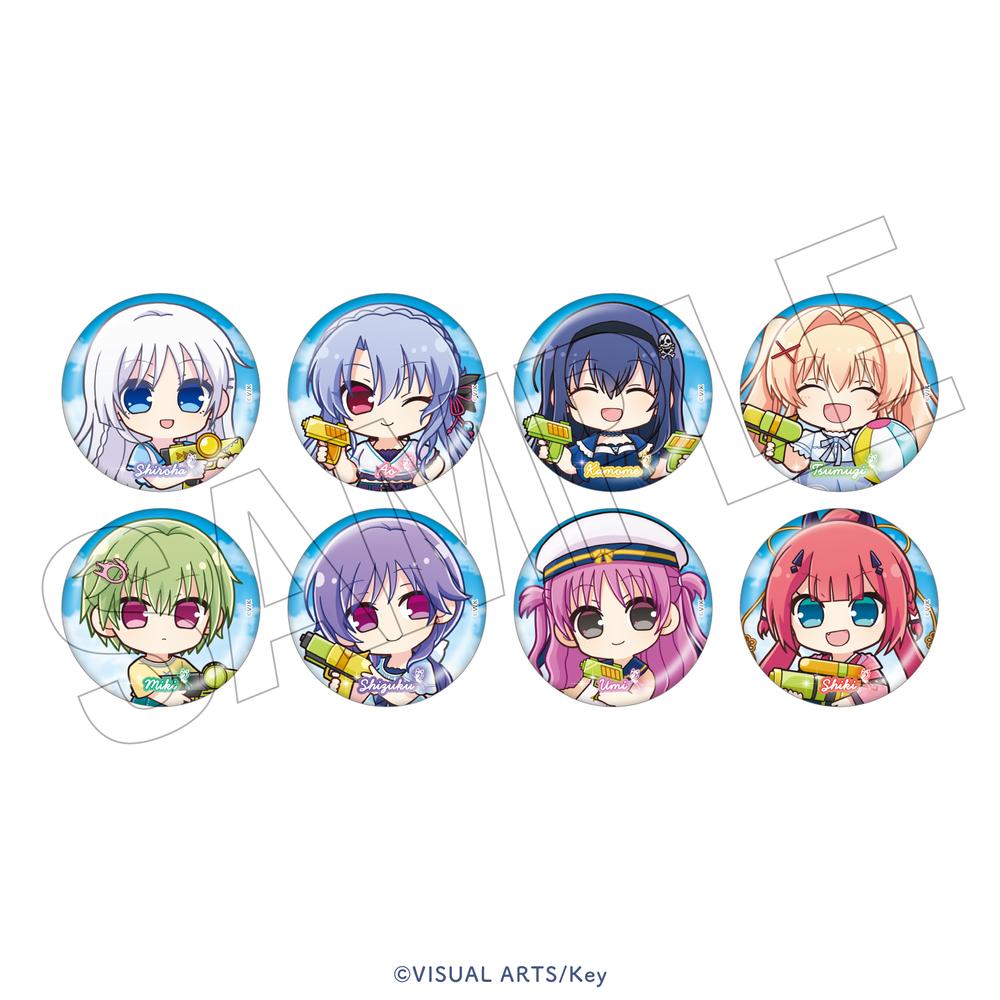 Summer Pockets REFLECTION BLUE <水遊び> フォトグレイキーホルダー(鳴瀬しろは) Image 2 | AniSmile