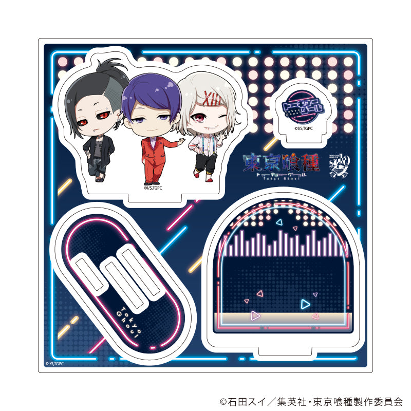 アクリルスタンドプレート「東京喰種」02/月山&ウタ&什造(ミニキャライラスト) - 公式商品画像 | AniSmile
