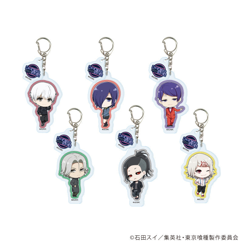 パーツ付きアクリルキーホルダー「東京喰種」01/ブラインド(全6種)(ミニキャライラスト) - 公式商品画像 | AniSmile