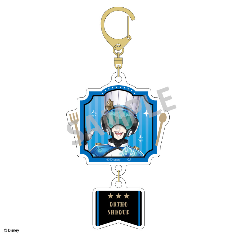『ディズニー ツイステッドワンダーランド』 ダブルパーツアクリルキーホルダー オルト・シュラウド/マスターシェフver. Image 2 | AniSmile