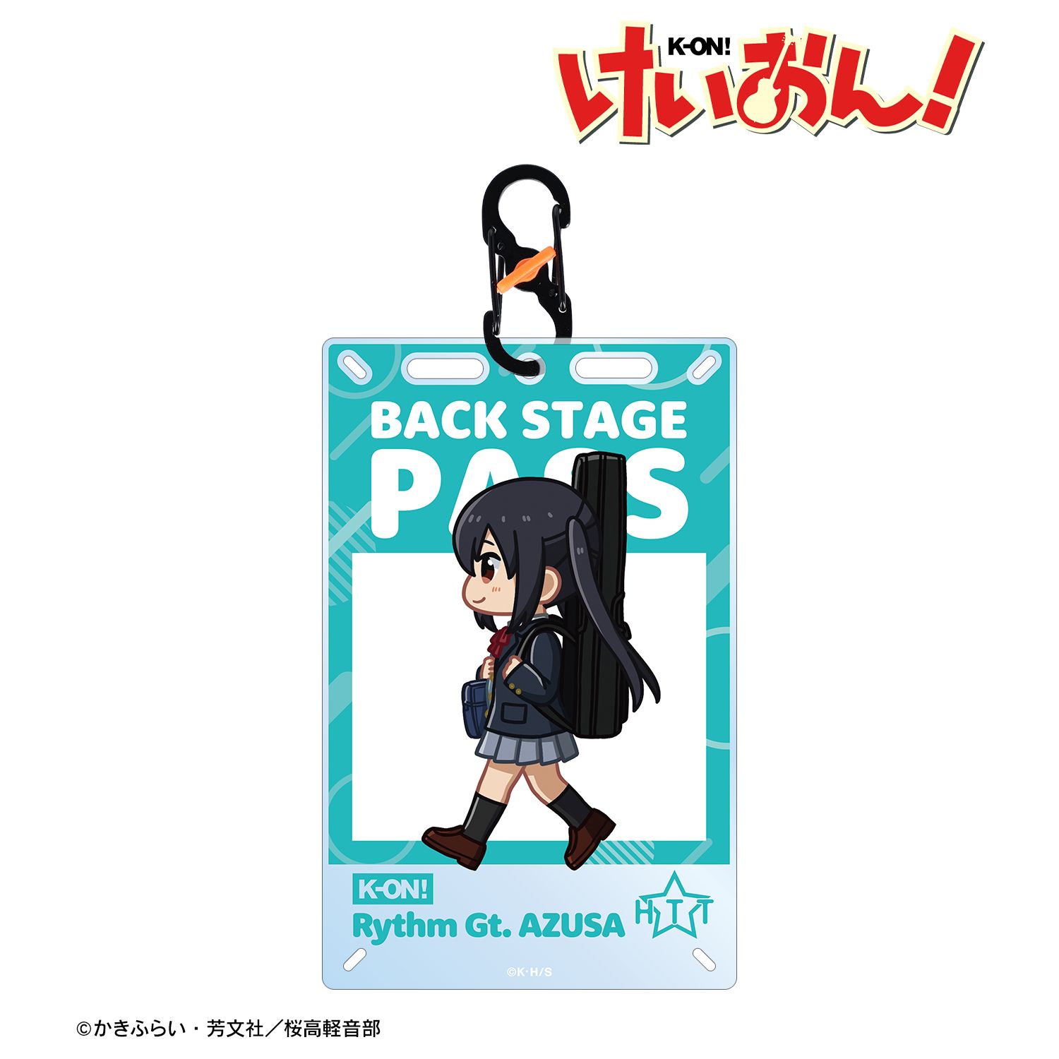 けいおん! 中野 梓 ちびとこ 制服ver. カードアクリルキーホルダー 画像 2 | AniSmile