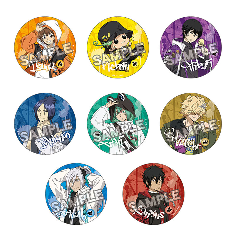 家庭教師ヒットマンREBORN! ストリートファッション 缶バッジ ※1BOX=8入 - AniSmile