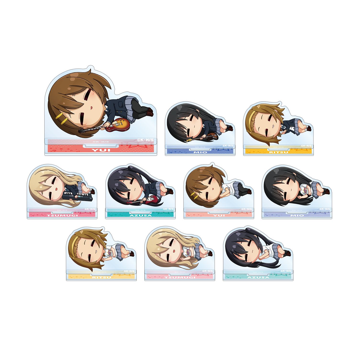 けいおん! トレーディング ちびころ アクリルスタンド(単位/単品) 画像 2 | AniSmile