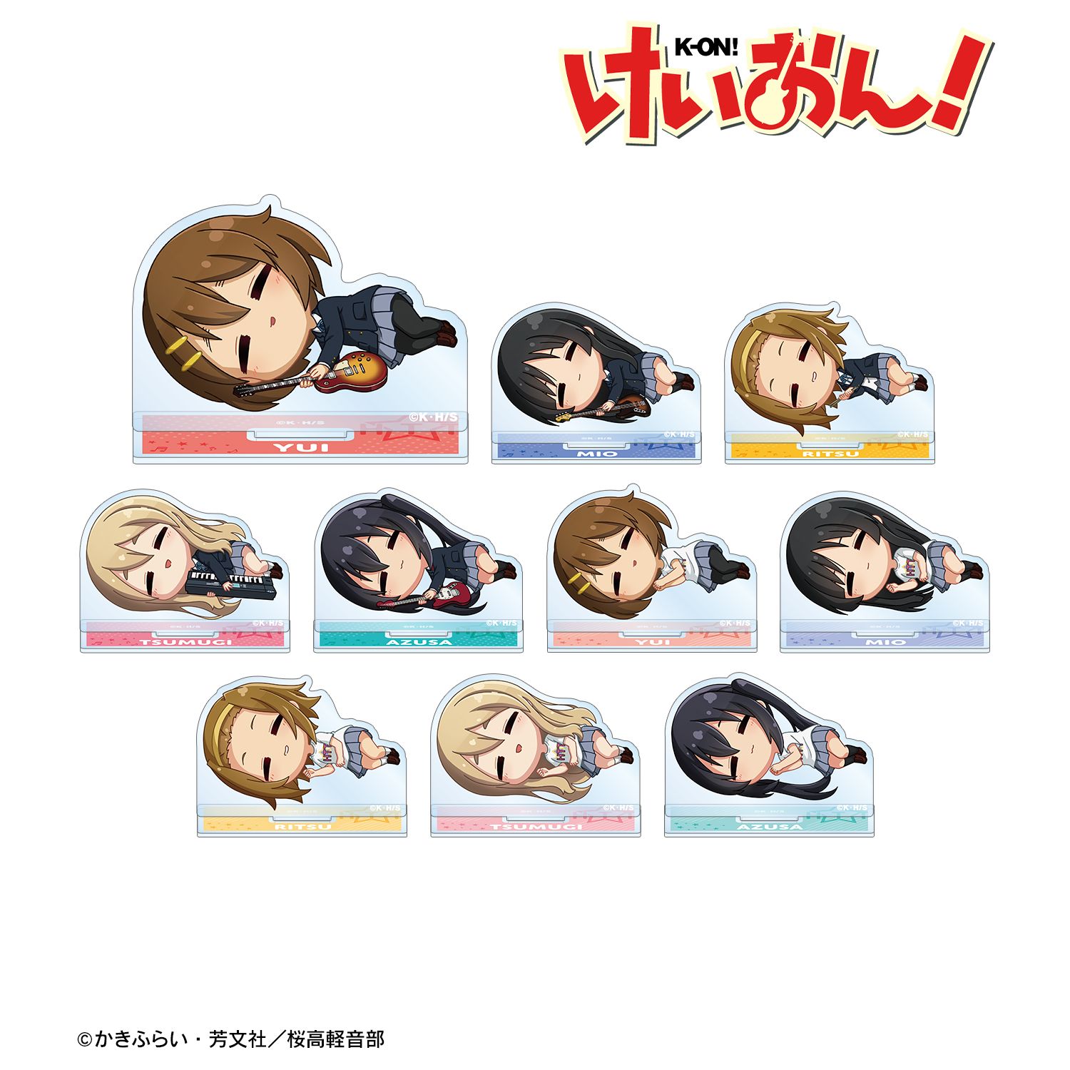 けいおん! トレーディング ちびころ アクリルスタンド(単位/単品) - AniSmile