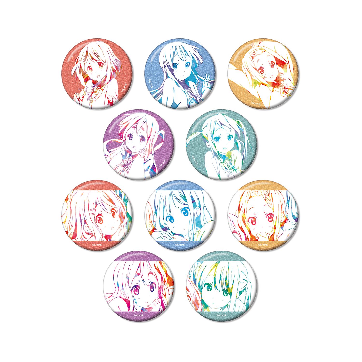 けいおん! トレーディンググリッター缶バッジ vol.4(単位/単品) - AniSmile