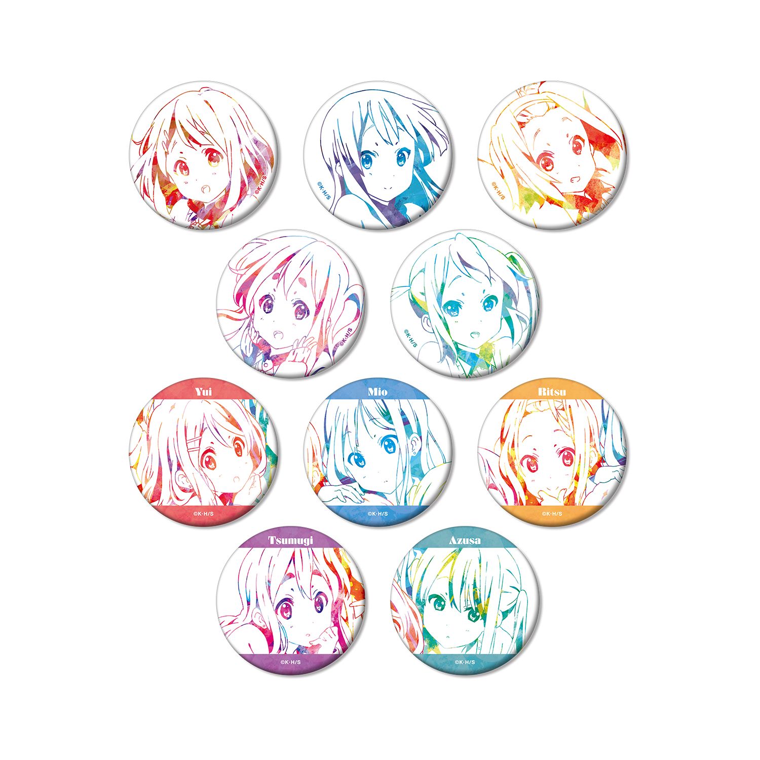 けいおん! トレーディングマット缶バッジ vol.4(単位/単品) - AniSmile