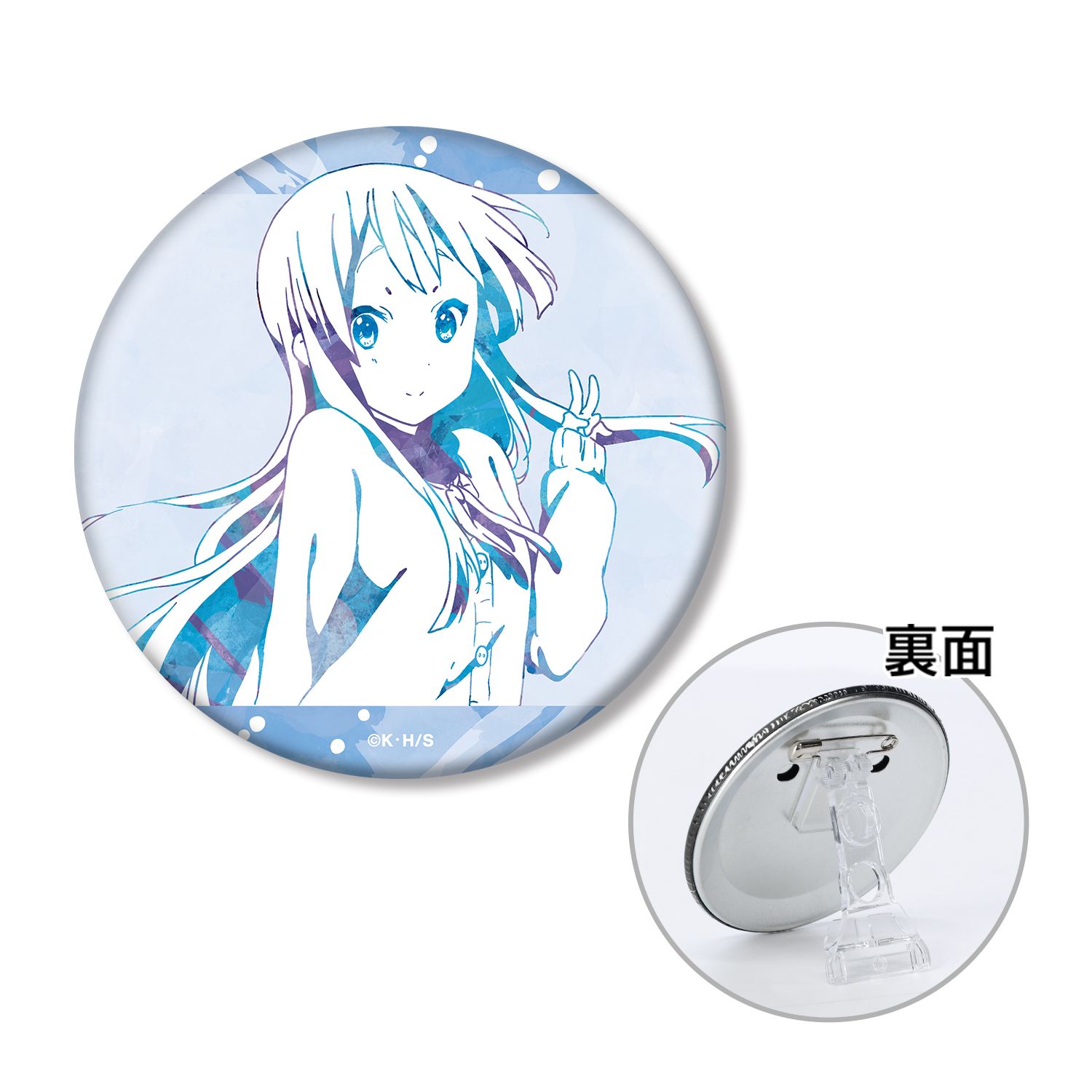 けいおん! 秋山 澪 3WAY缶バッジ vol.4 ver.A - AniSmile