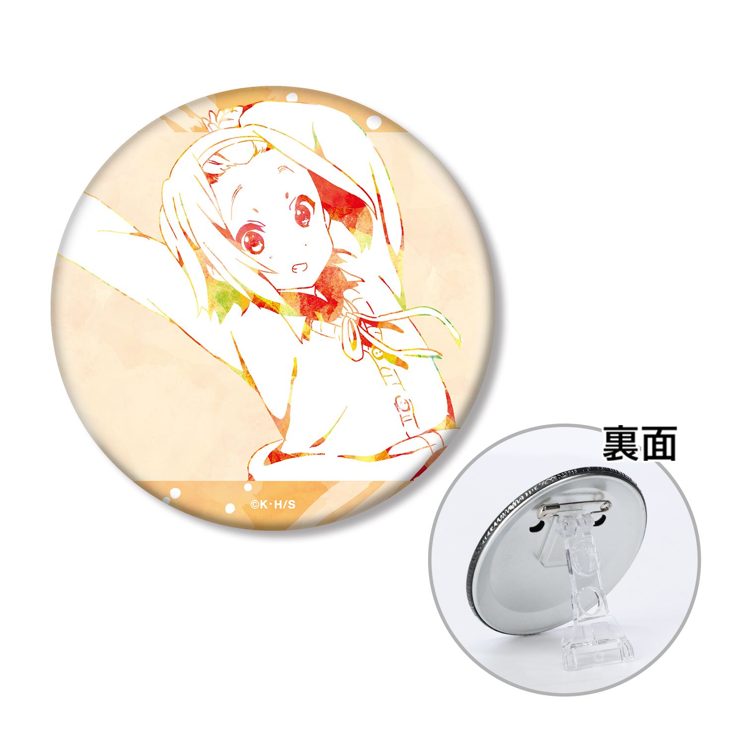 けいおん! 田井中 律 3WAY缶バッジ vol.4 ver.A - AniSmile